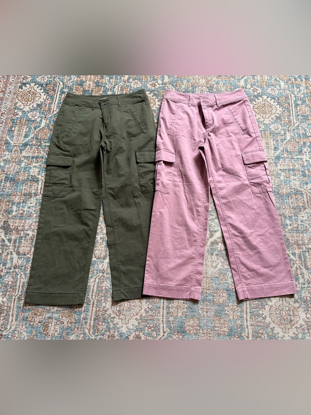 LOFT cropped cargo pants